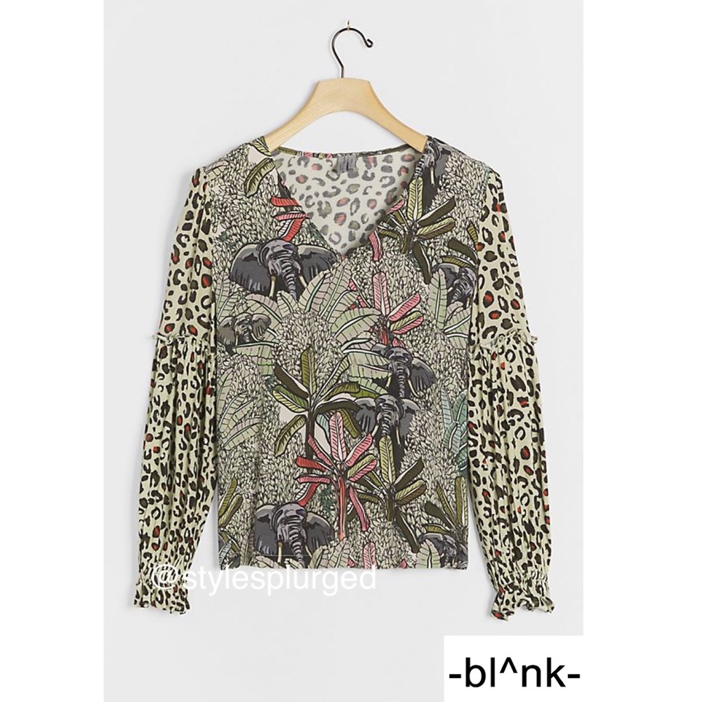 NWT⭐️Top Rated⭐️ANTHRO Sibley Blouse size XS